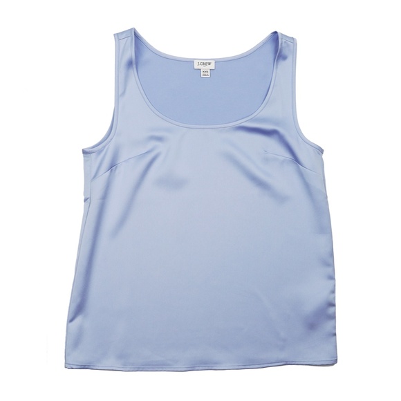 J.CREW Size XXS Scoopneck Shell Top in Peri Blue $69 CC817 - Picture 2 of 4